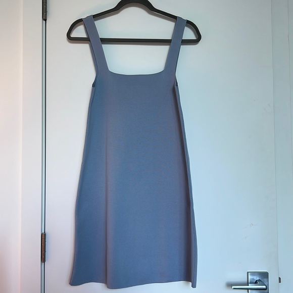 Zara light blue knit dress in M - Picture 2 of 4